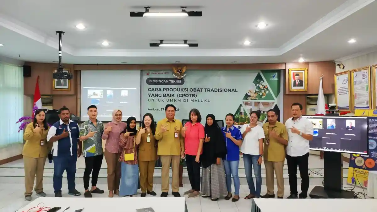 BPOM Ambon Gelar Bimtek Penerapan Produksi Obat Tradisional