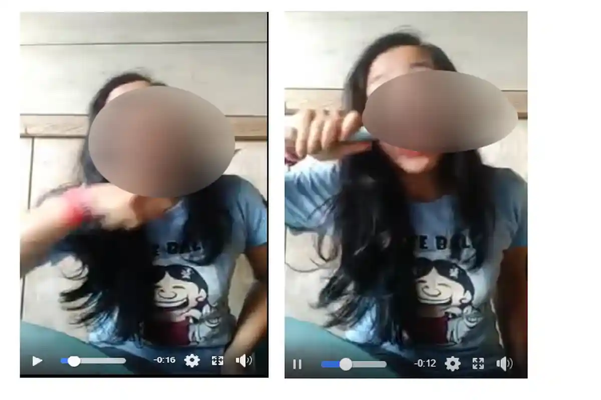 VIRAL VIDEO Gadis Cantik Pegang Golok Sambil Ucap Kita Botak pe Maitua: Ta Cincang-cincang pa Ngana