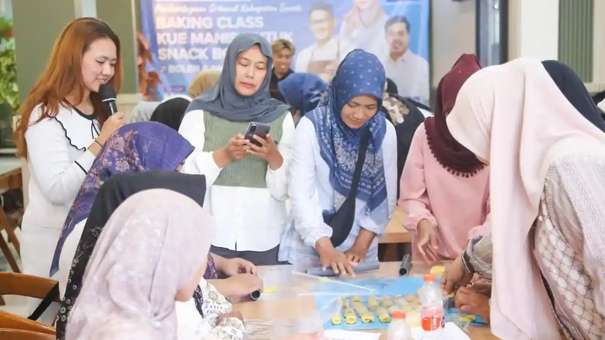Puluhan Ibu Rumah Tangga di Yogya Ikuti Pelatihan Kuliner Digital