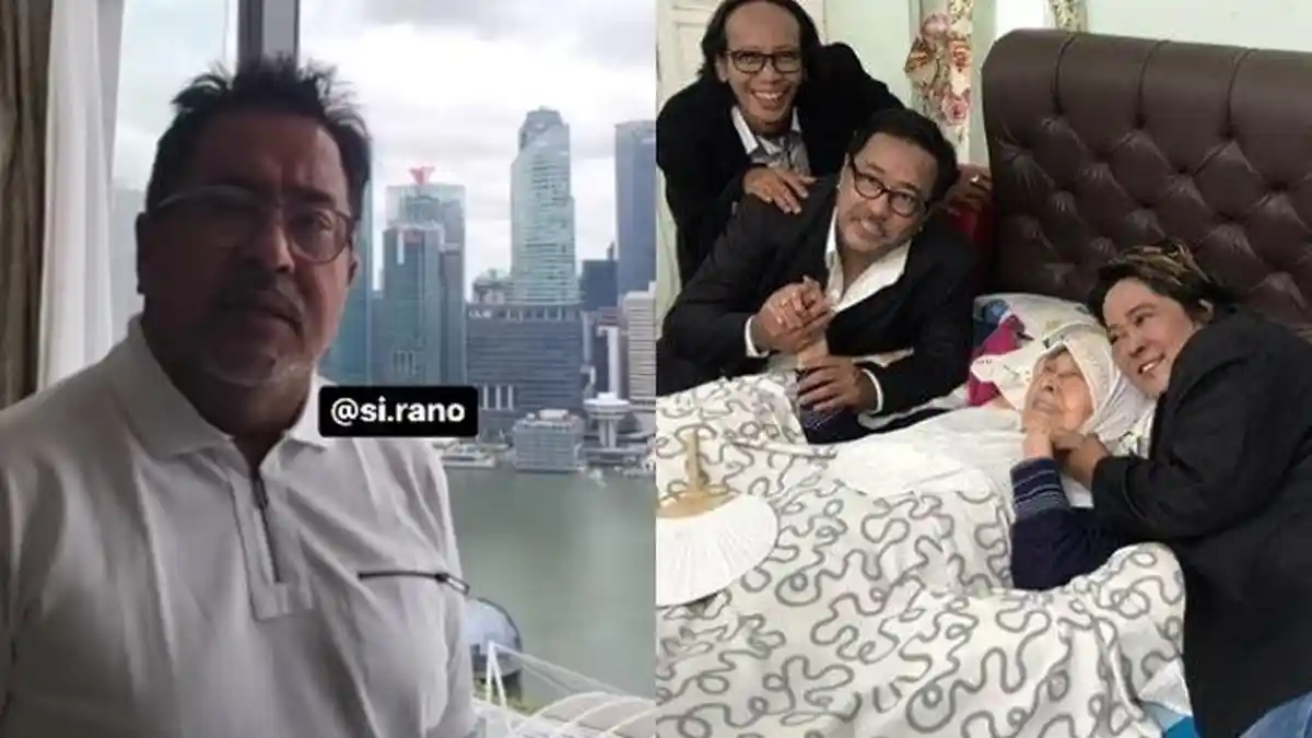 Tak Dapat Tiket Pulang, Rano Karno 'Sedih' Tidak Bisa Ikut Makamkan Aminah Cendrakasih Mak Nyak