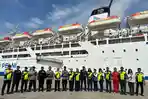 Brimob Sumut Perketat Pengamanan Arus Mudik di Pelabuhan Belawan
