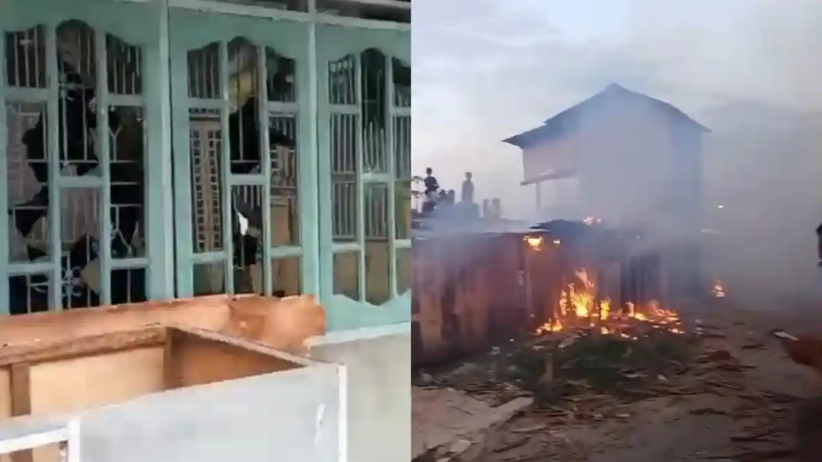 NGERI, Rumah Warga di Tembung Diserang Komplotan Pecandu Narkoba, Tak Terima Baraknya Dihancurkan