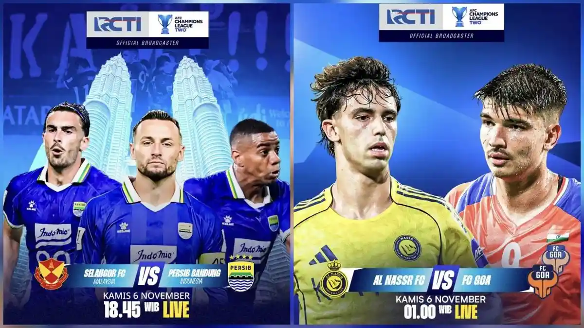 Jam Tayang Live RCTI Jadwal Persib dan Al Nassr ACL 2, Aksi Cristiano ...