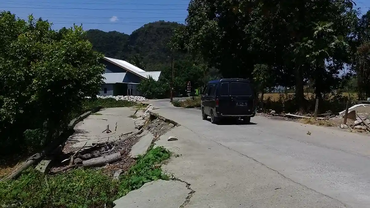 Ini Kendalanya, Jalan di Kampung Cambatoa Pangkep Belum Dibenahi
