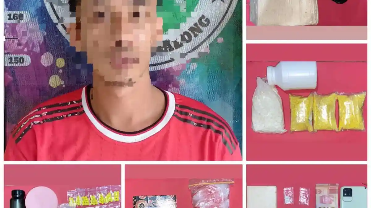 Narkoba di Kalsel - Diduga Transaksi Sabu di Muara Uya Tabalong, Pengedar Ini Berakhir dalam Sel