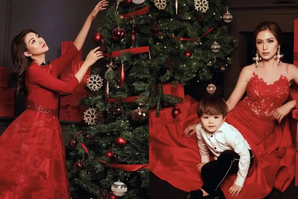 Tampil Elegan Bak Putri Raja, Inilah Hasil Pemotretan 4 Artis Cantik dengan Tema Natal