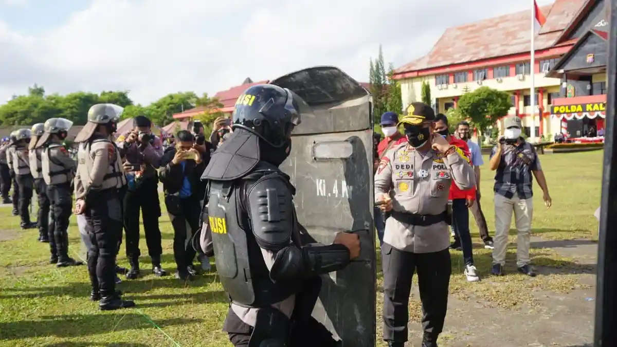 Pilkada Kalteng 2020: Sarpras dan Personil Pengamanan Diperiksa Jelang Pelaksanaan