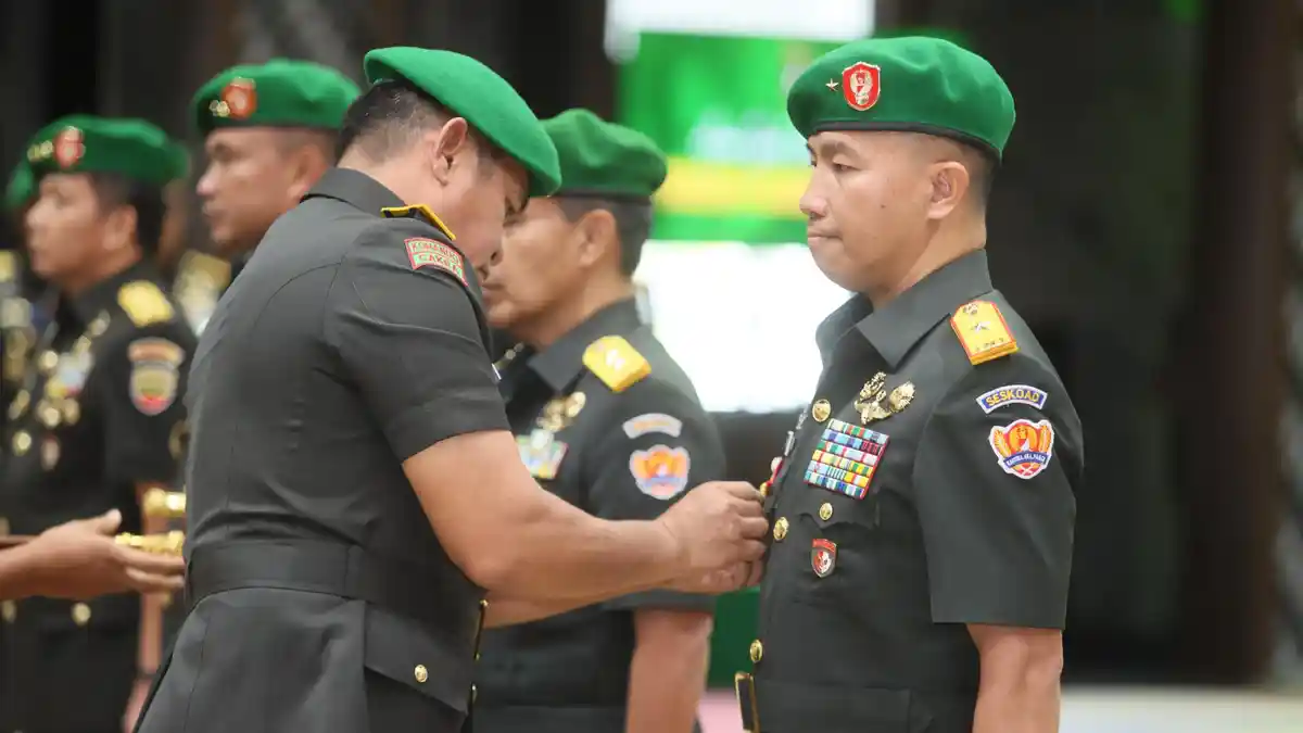 KSAD Pimpin Sertijab 2 Posisi Strategis, Brigjen TNI Edwin Adrian Sumantha Jabat Komandan Seskoad