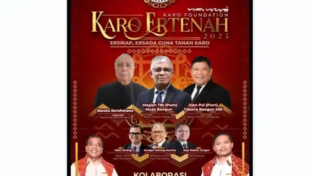 Karo Foundation Ajak Bangun Tanah Karo, Gelar Sosialisasi di Medan 25 Januari 2025