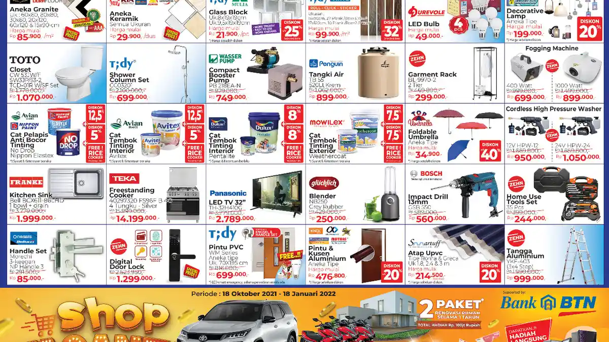 Ada Promo Diskon Khusus di Mitra10 Semarang, Berlaku Hingga Akhir Oktober 2021