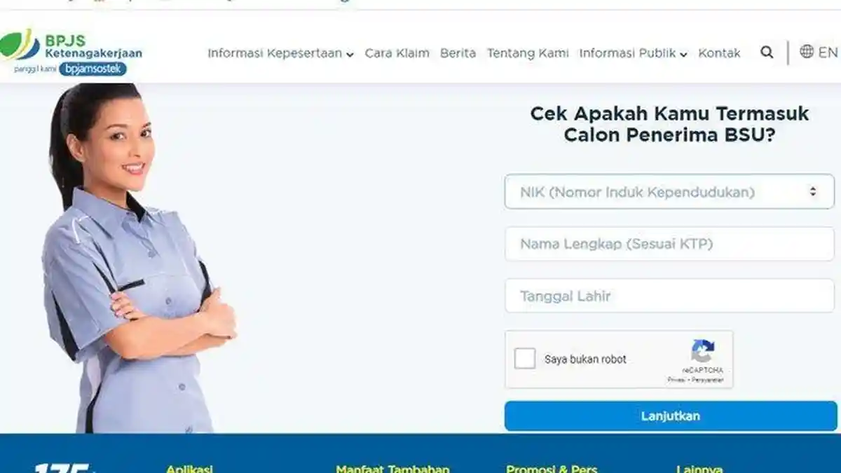 Cara Ketahui Status Penerima BSU Ketenagakerjaan 2022 Lewat Laman BPJS Ketenagakerjaan