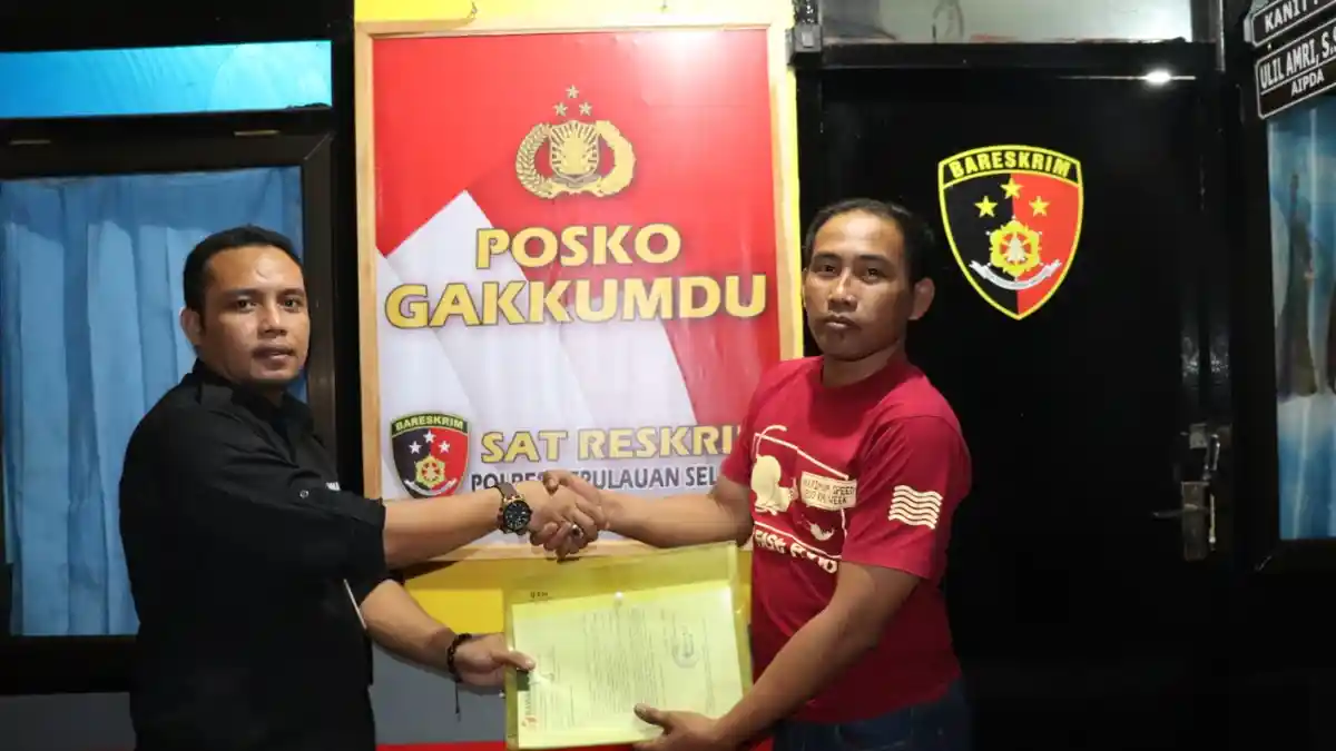 Berkas Caleg Partai Gerindra yang Bagi Mesin Generator Dilimpah ke Polres Selayar
