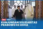 Prabowo Dukung Kedaulatan Qatar Melawan Agresi Israel