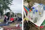 Tradisi Nyekar Kembali Ramai, Pedagang Bunga di Makam Sentot Alibasyah Banjir Rezeki