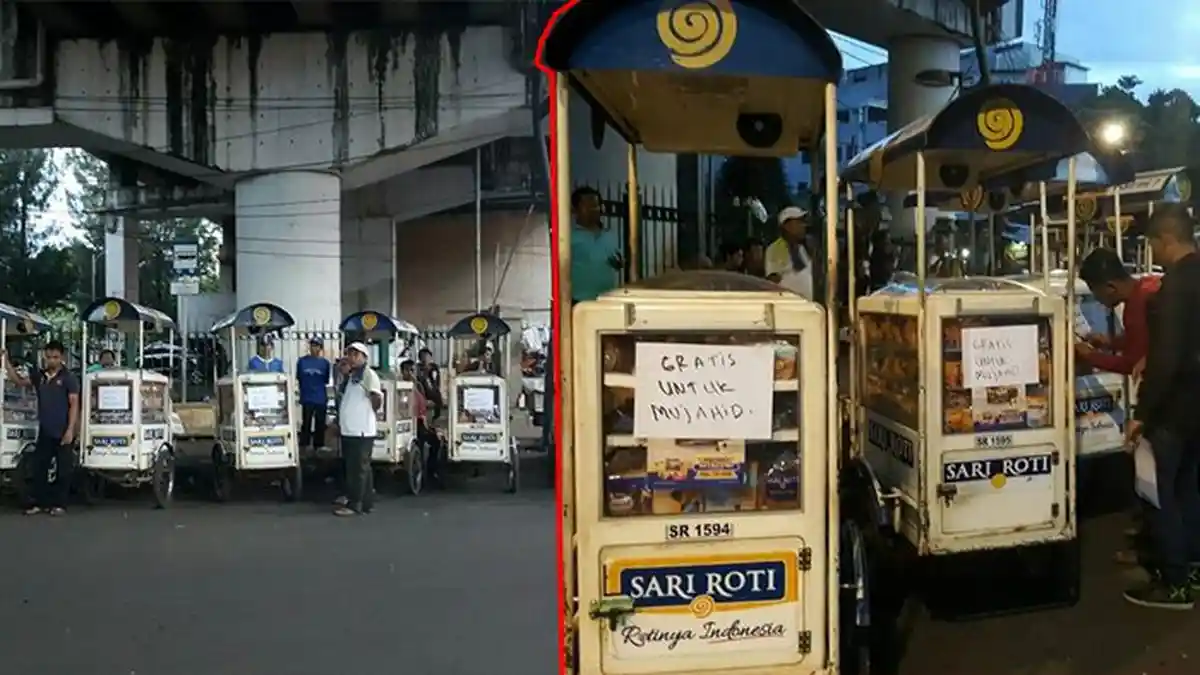 Sosok Pemborong Roti Saat Aksi 212 Ternyata Sempat Bantu Penjual Roti yang Tertabrak