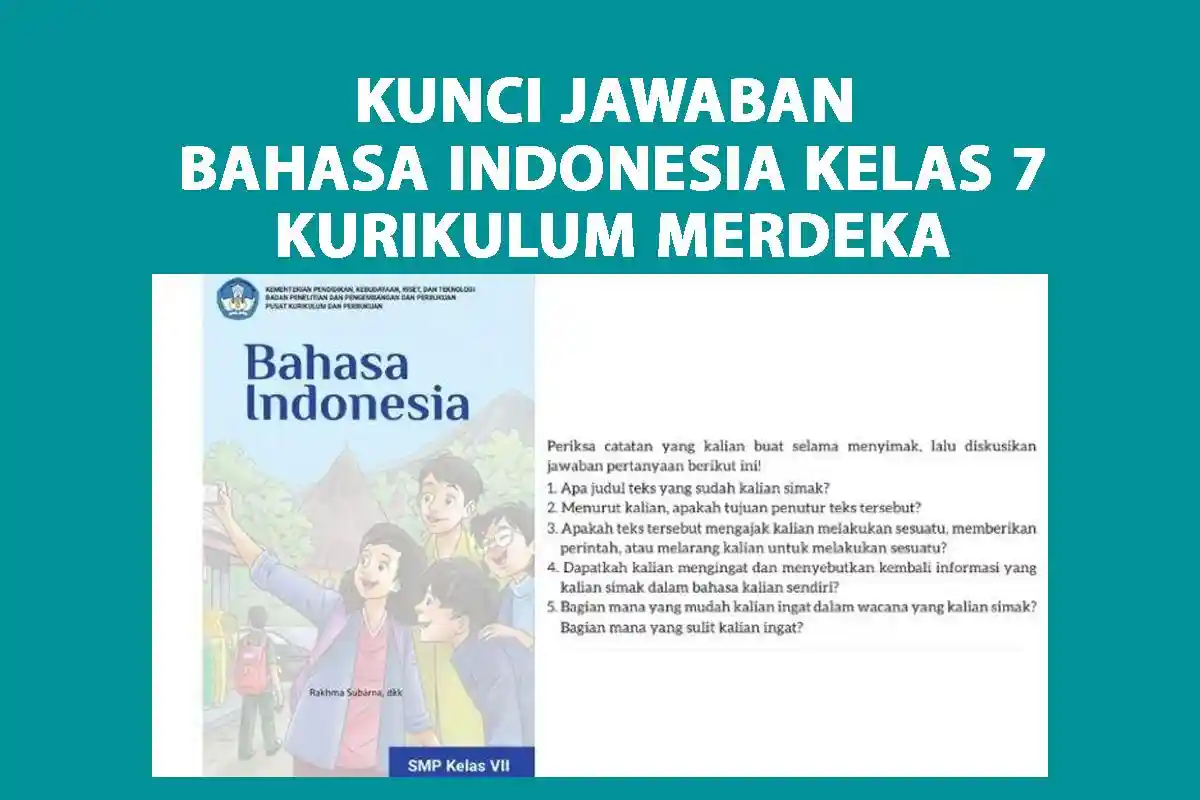 Kunci Jawaban Bahasa Indonesia Kelas 7 Hal 88 Kurikulum Merdeka, Apa Judul Teks yang Kalian simak?