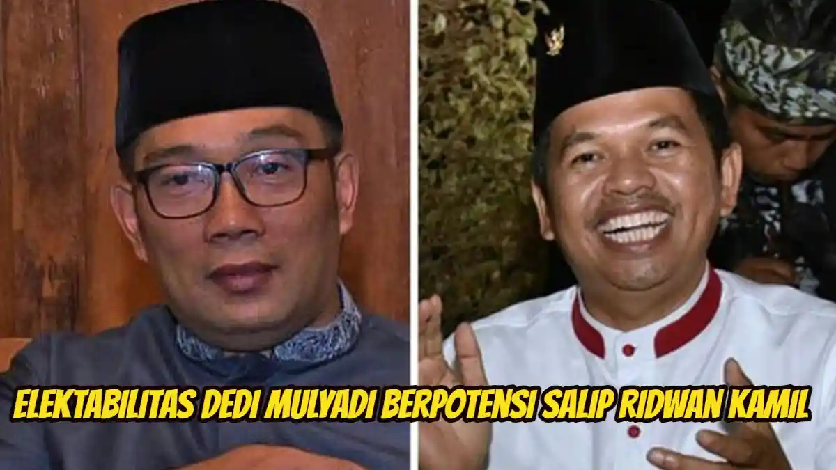 Elektabilitas Cagub Jabar versi Indikator, Dedi Mulyadi Potensi Salip Ridwan Kamil, Selisihnya Tipis