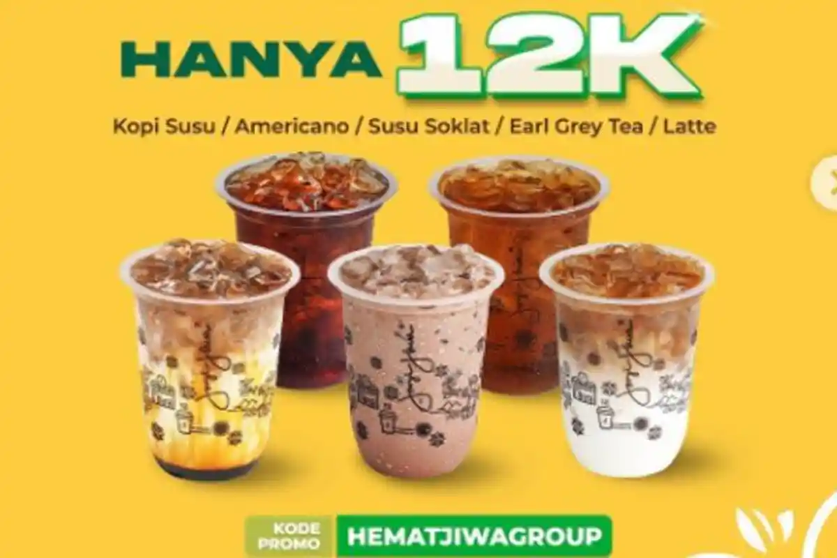 Promo Makanan 15 November, Minum Kopi Janji Jiwa Cuma Rp12 Ribu dan Dua Kotak JCO Rp90 Ribuan