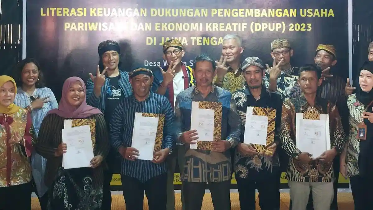 Kemenparekraf Berikan Bantuan Pengembangan Usaha 5 Desa Wisata di Jateng
