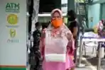 ATM Beras untuk Warga Terdampak Covid-19 di Kodim 0501 Jakpus