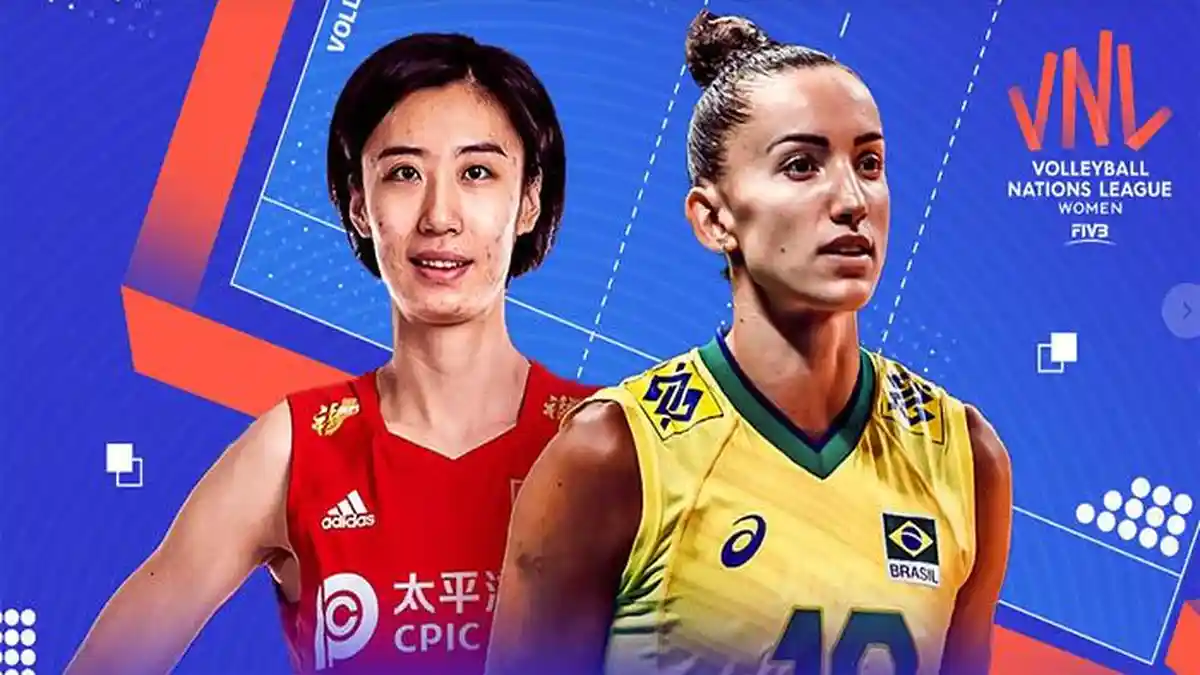 Live Hasil VNL 2023 Putri Hari Ini Brazil vs China, Kroasia vs Bulgaria