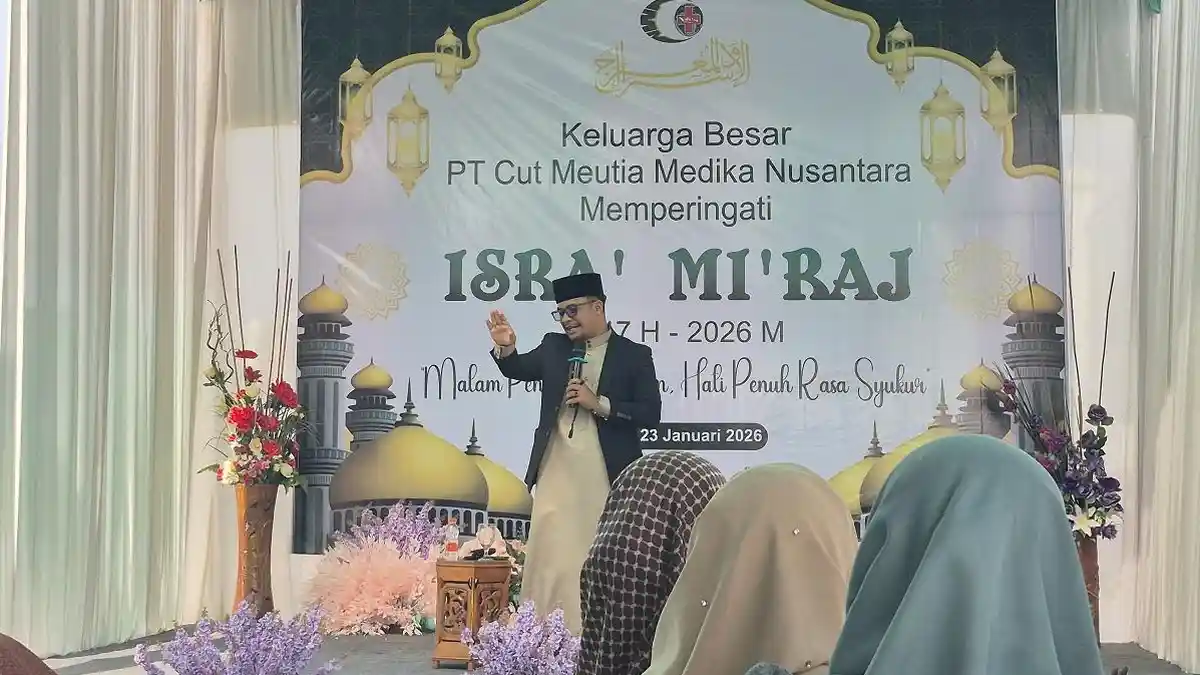 PT CMN Langsa Santuni 50 Anak Yatim pada Peringatan Isra Miraj dan Syukuran Capaian Kinerja 2025