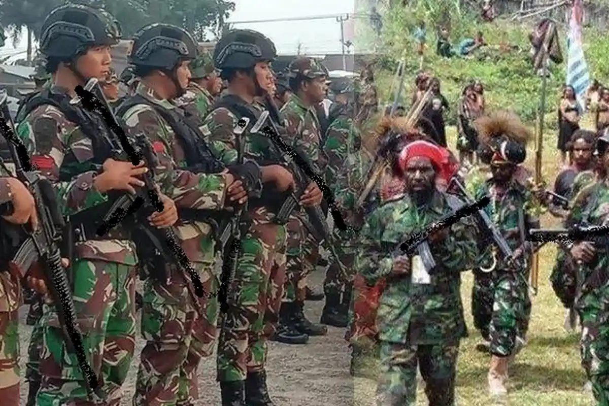 Kontak Tembak dengan TNI-Polri, 2 Personel Luka dan 1 Anggota KKB Papua Tewas di Intan Jaya