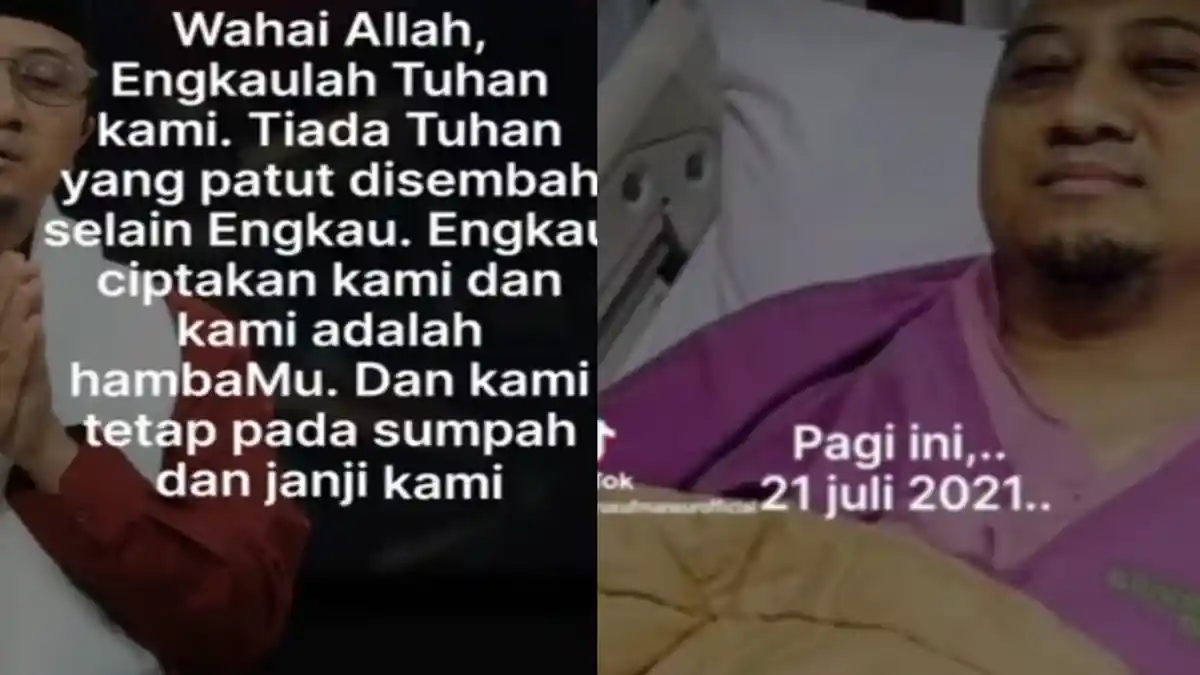 Kabar Terkini Ustaz Yusuf Mansur Terbaring Lemah, HB Rendah, Dibantu Darah Syekh Baleid Maroko