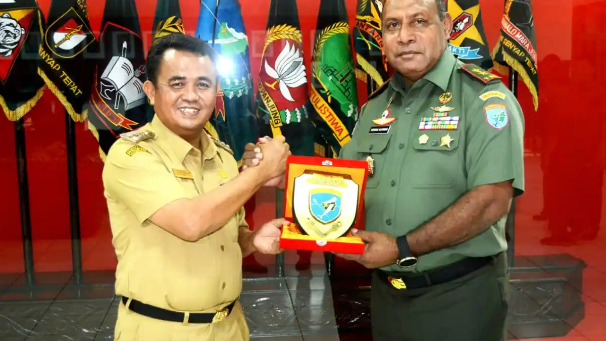 Pangdam XII/Tpr Terima Kunjungan dari Bupati Bengkayang Bahas Pembangunan Kodim di Bengkayang