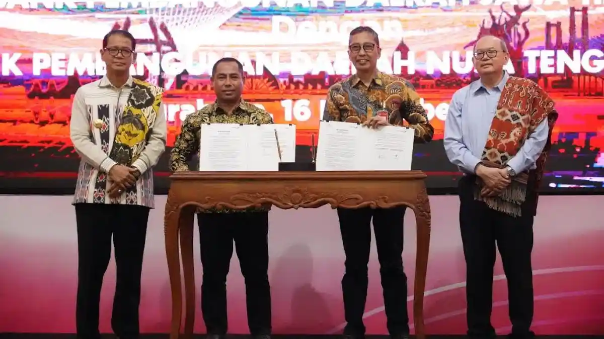 Sah Jalin KUB, Bank NTT dan Bank Jatim Teken Shareholder Agreement