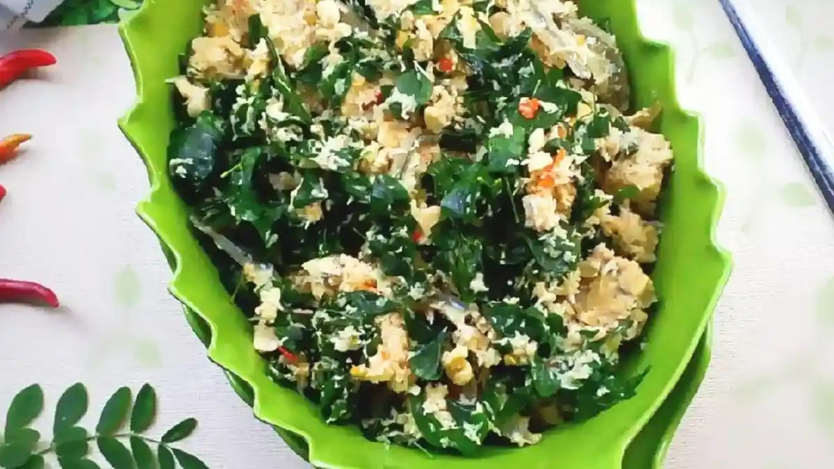 Resep Menu Sahur Sehat Botok Rebus Daun Kelor, Kaya Serat