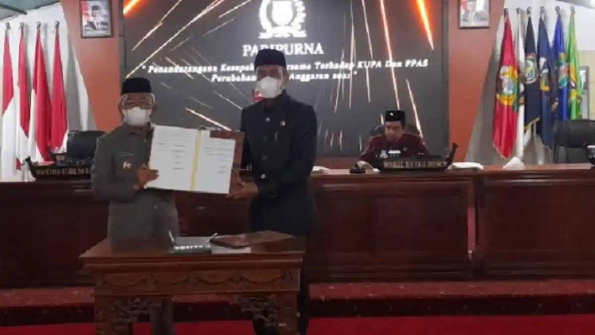 KUPA-PPAS 2021 Disahkan, Pendapatan Daerah Menurun 1,12 Persen