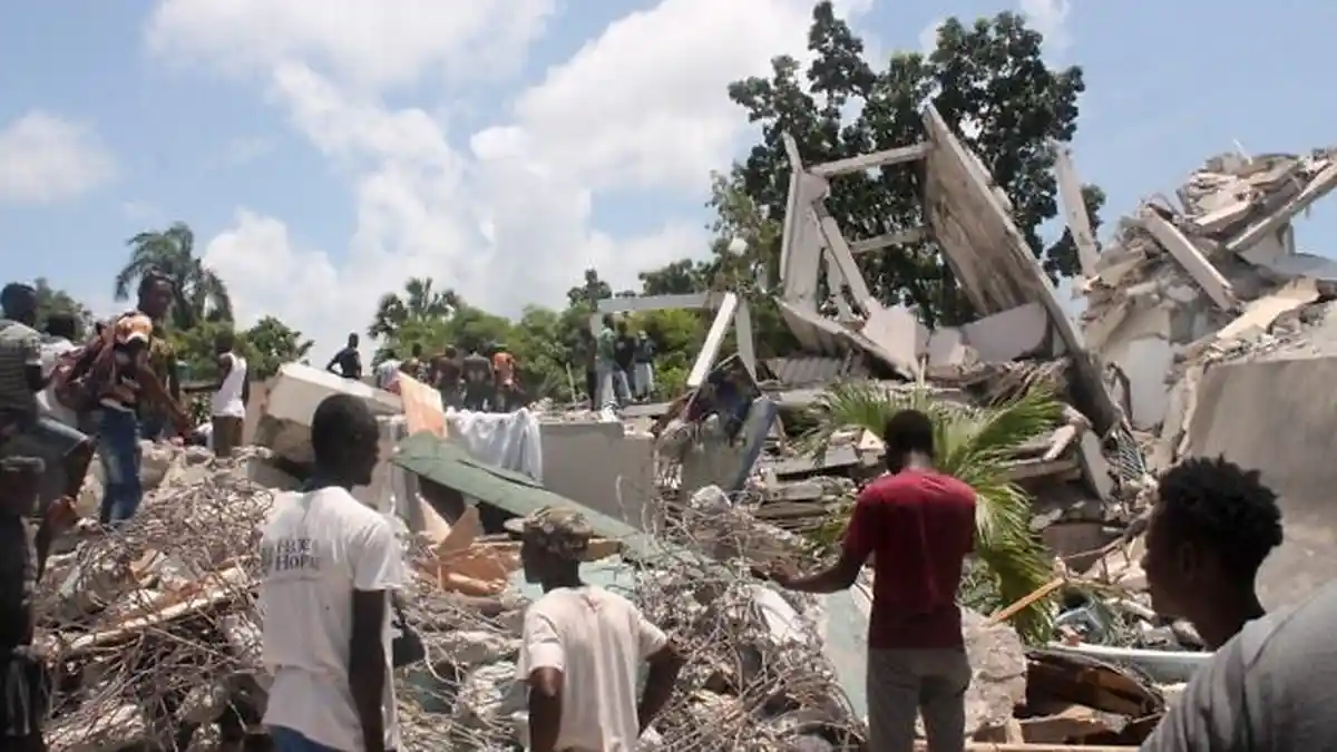 Gempa Bumi Magnitudo 7.2 Guncang Haiti, 1.297 Orang Tewas dan Lebih dari 5.700 Orang Luka-luka
