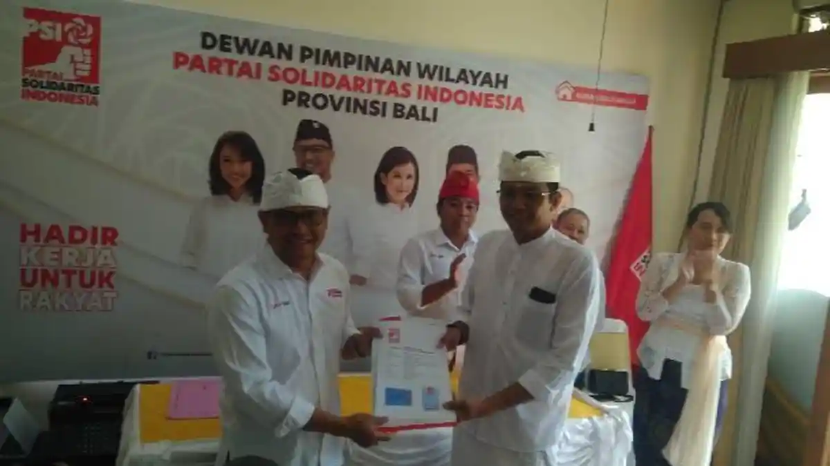 Ketua DPW PSI Bali Mantap Bertarung Perebutkan Kursi DPRD Bali, Terima Transfer Kader Parpol Lain