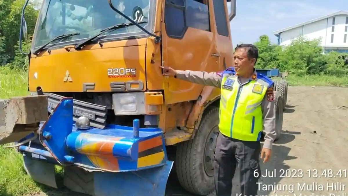 Truk Kelebihan Muatan yang Bikin Rusak Jalan di Simalungun Bakal Ditilang