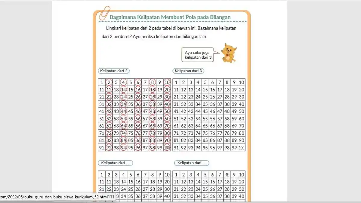 Kunci Jawaban Matematika Kurikulum Merdeka Kelas 5 Halaman 111