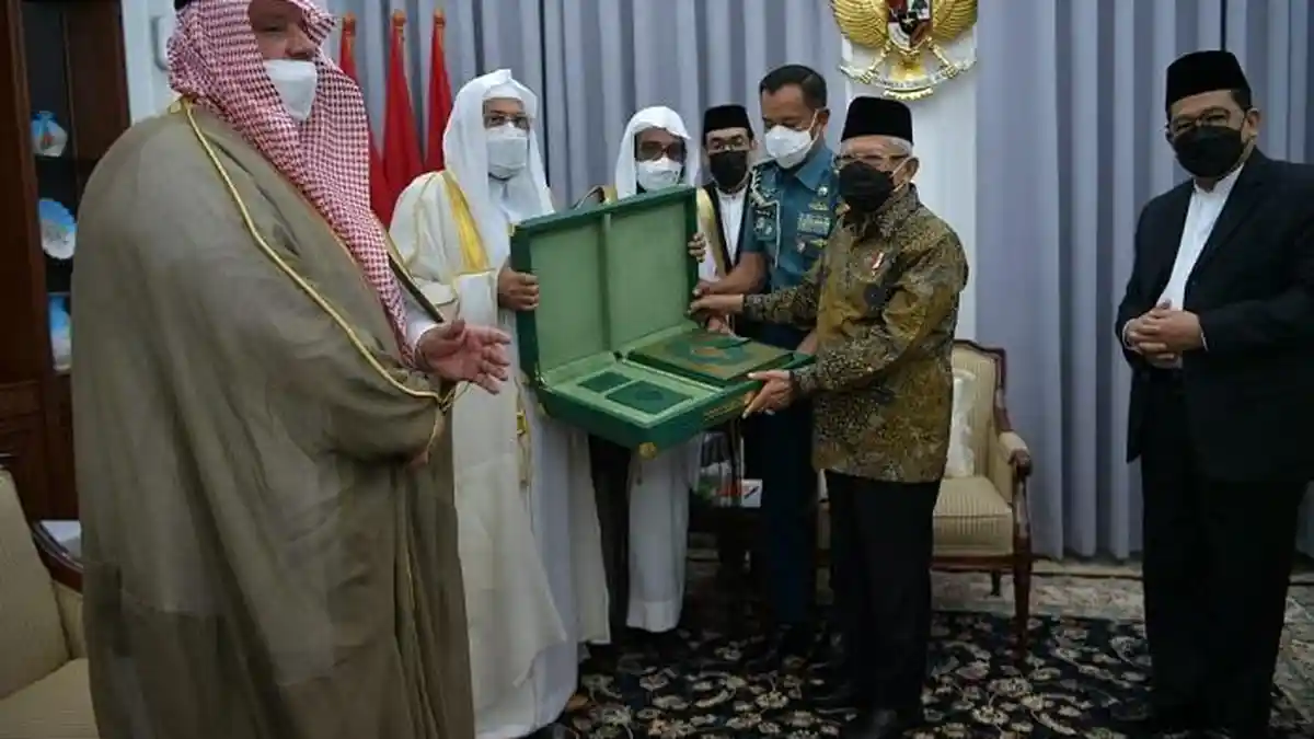 Wapres Ma'ruf Amin Dukung Pemerintah Arab Saudi Pelopori Gerakan Islam Moderat