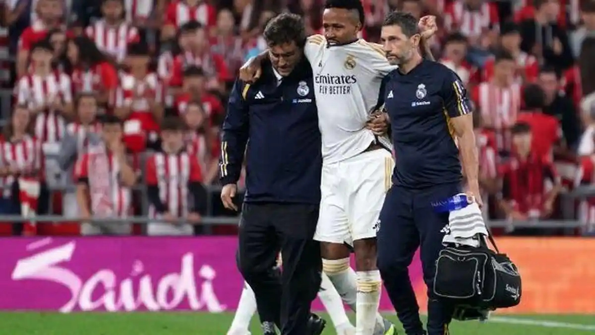 LIGA SPANYOL - Real Madrid Badai Cedera, Eder Militao Gabung Guler dan Courtois ke Ruang Perawatan