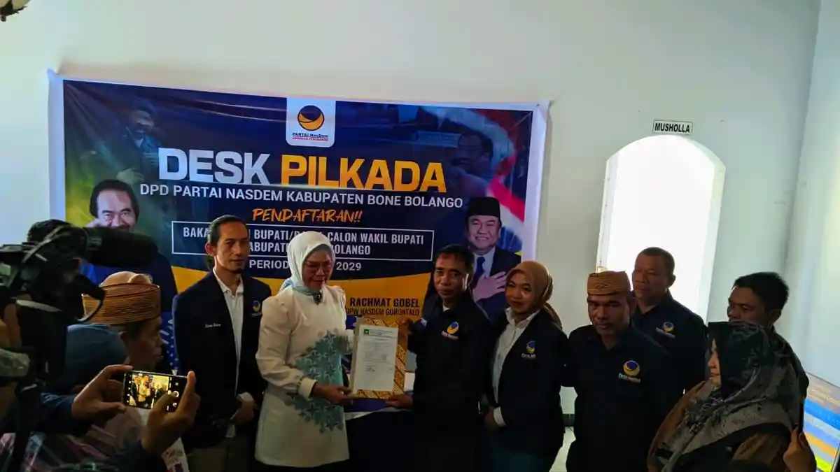 BREAKING NEWS Merlan Uloli Daftar Calon Bupati di Nasdem Bone Bolango Gorontalo