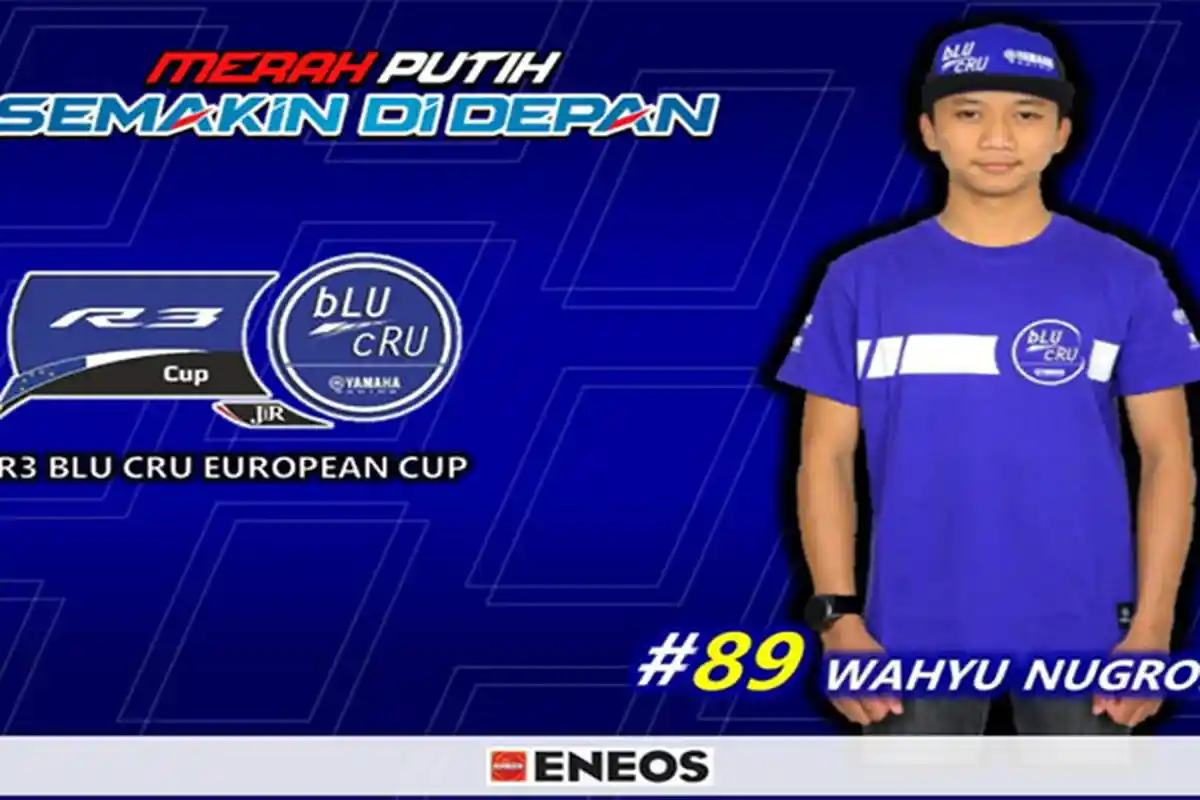 Wahyu Nugroho Pembalap Indonesia Pertama Berlaga di Kejuaraan R3 bLU cRU European Cup 2022