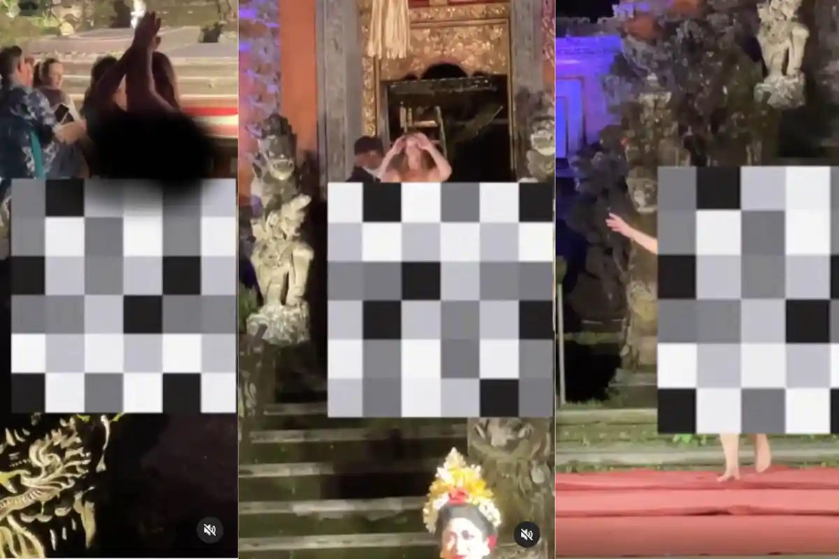 Viral Video Bule Wanita Telanjang Durasi 1 Menit 39 Detik Masuk Pertunjukan Tari di Bali