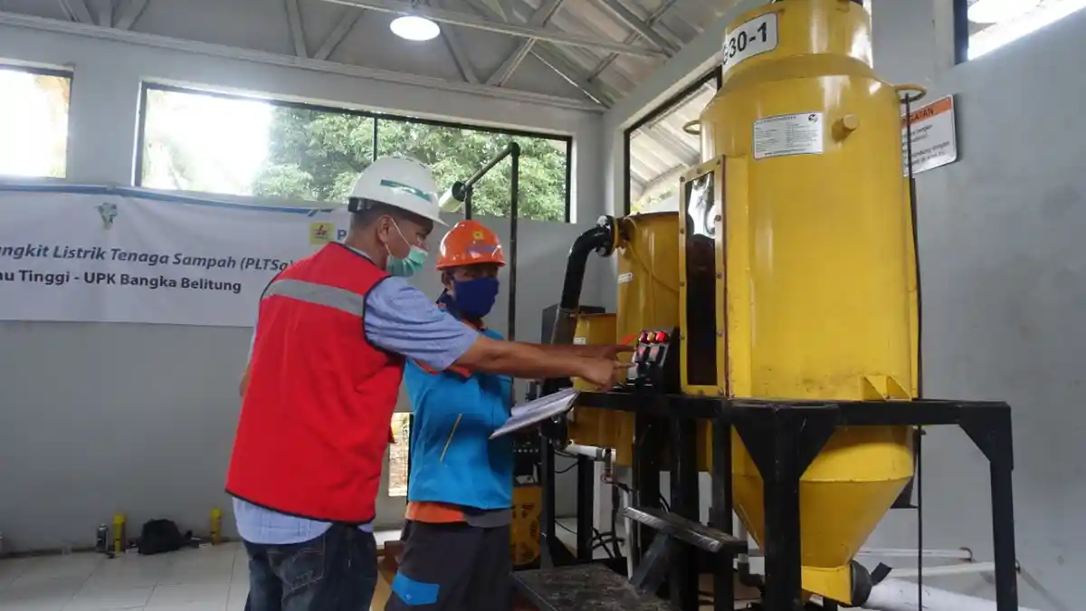 PLN Babel Bersama Masyarakat KSM Sekar Rukun Ubah Sampah Jadi Listrik ...
