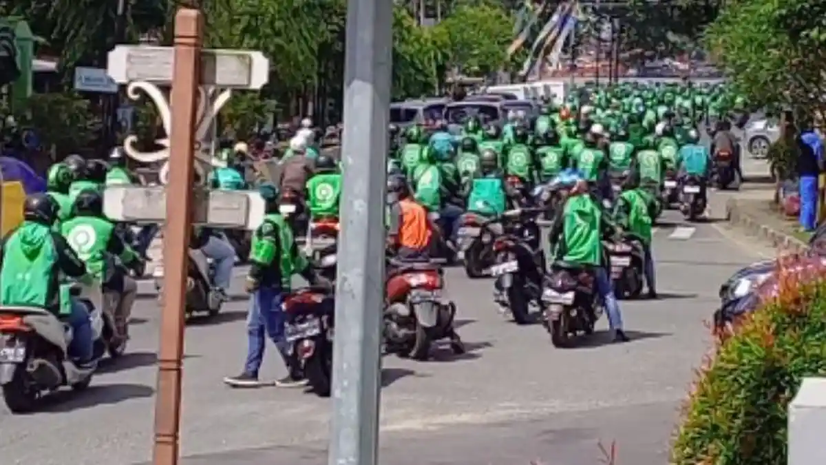 Isi Tuntutan Ojol dan Kurir yang Demo hingga Matikan Aplikasi Hari Ini, Respons Kemnaker