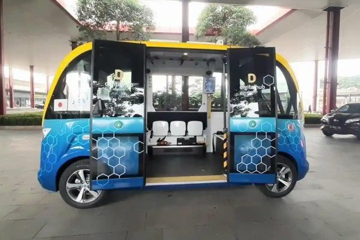 Mengenal Autonomous Mobil Listrik tanpa Awak Mengemudi, Keliling Pusat Perbelanjaan