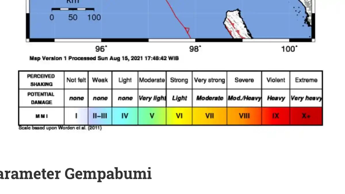 Guncangan Tadi Dini Hari Senin 16 Agustus 2021, Info BMKG Pusat Gempa Berada di Darat