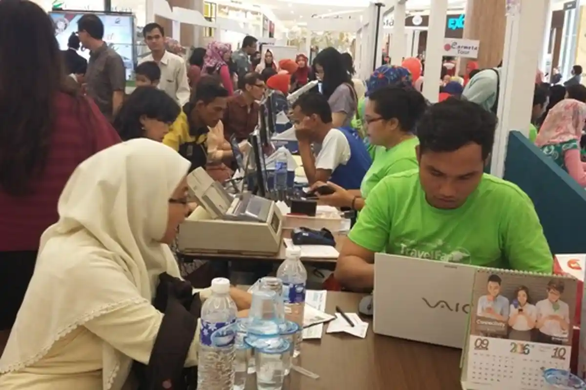 Wong Palembang Ramai Buru Tiket Liburan di Travel Fair