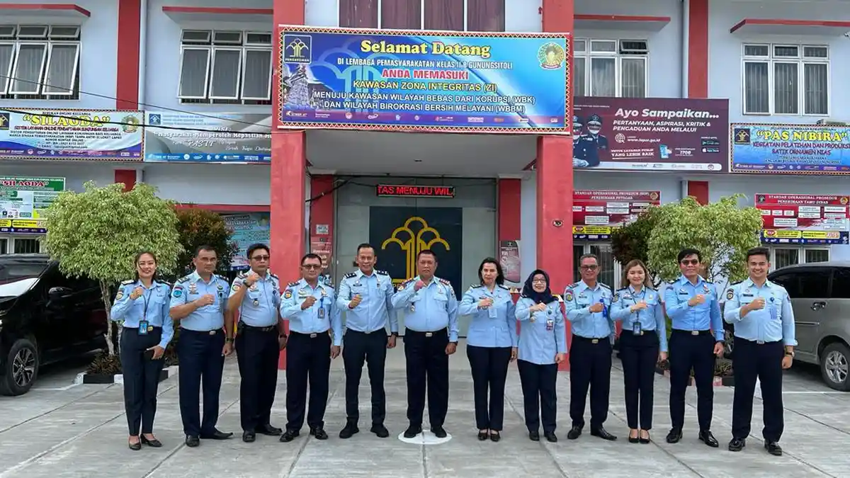 Laksanakan Penguatan Pelayanan HAM, Kanwil Kumham Sumut Kunker ke Lapas Kelas IIB Gunungsitoli