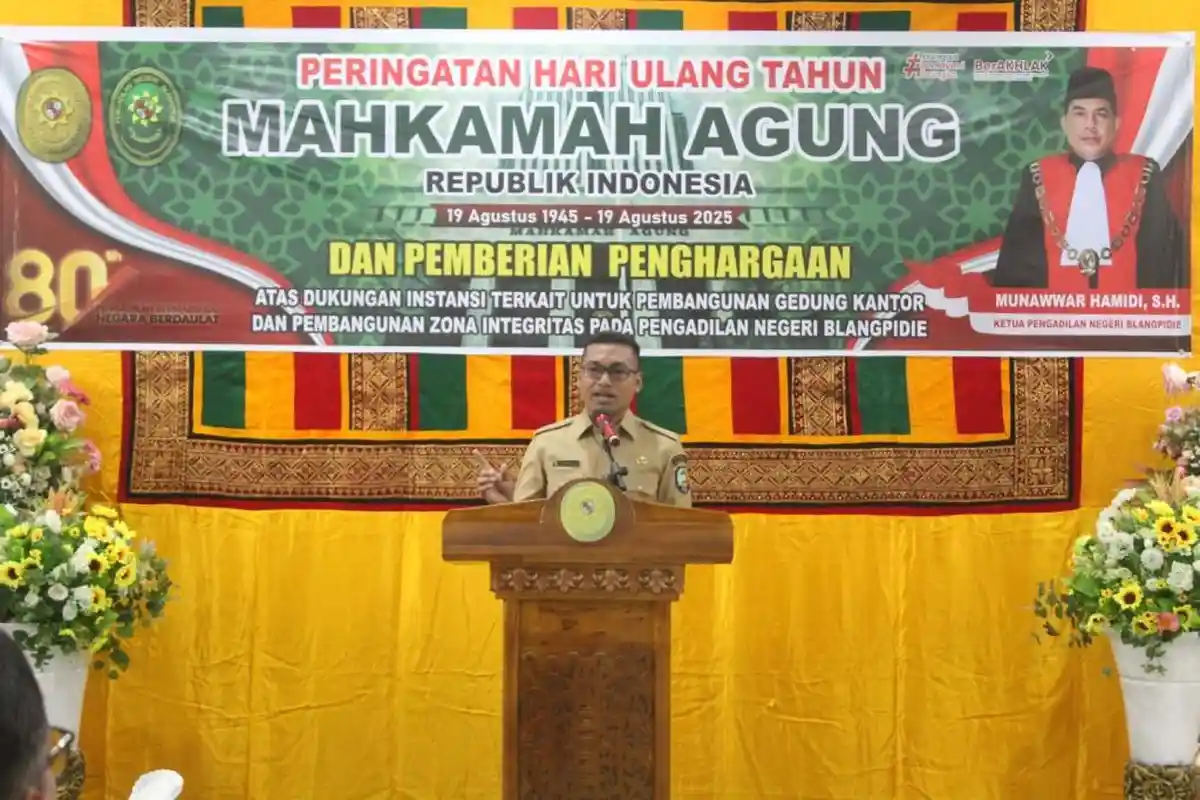 Bupati Abdya Safaruddin Apresiasi Upaya Pembangunan Zona Integritas di Pengadilan Negeri Blangpidie