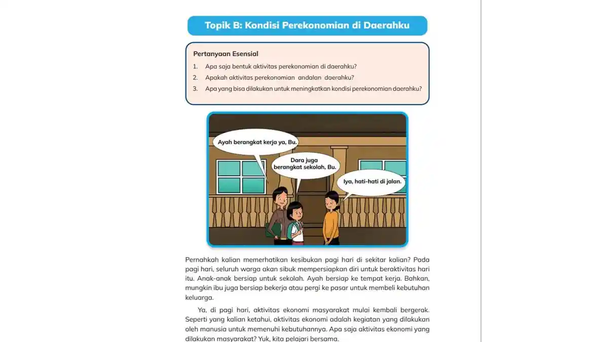 RINGKASAN Materi IPAS Kelas 5 SD Topik B Kurikulum Merdeka: Mengenal Aktivitas Ekonomi