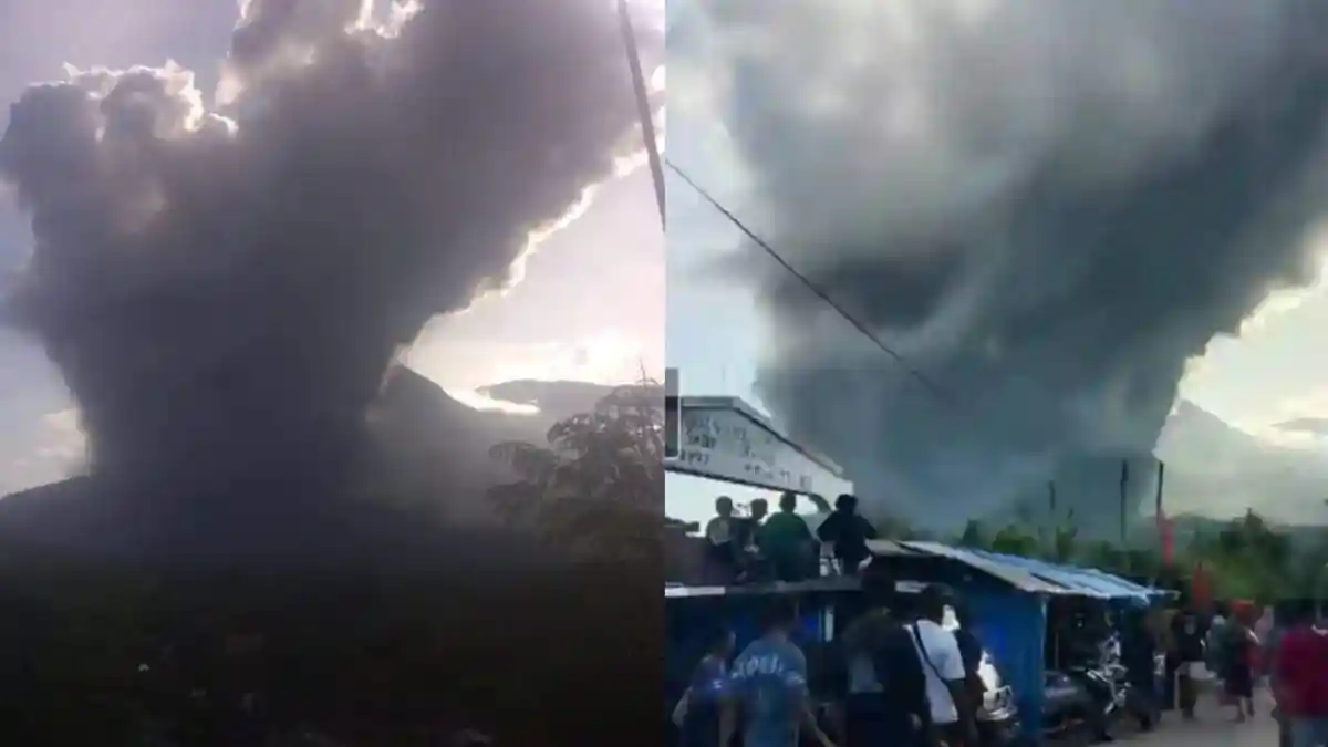Warga Terdampak Erupsi Gunung Lewotobi, Minta Perhatian dari Pemkab Flores Timur